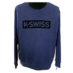 K-Swiss Black Iris Crewneck Sweatshirt Gary Vee